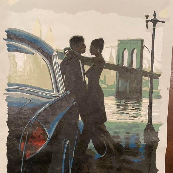 Unframed 16x20 The Space in Between Acrylic Painting 2020 - Picture 2 of 4